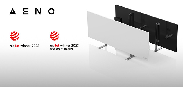 Наградата Red Dot Award 2023 се дава на AENO Premium Eco Smart Heater за изключителен дизайн и интелигентна продуктова иновация