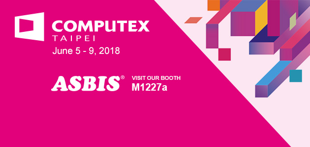ASBIS участва на 2-рото най-голямо IT изложение в световен мащаб, Computex, от 5-ти до 8-ми юни 2018!