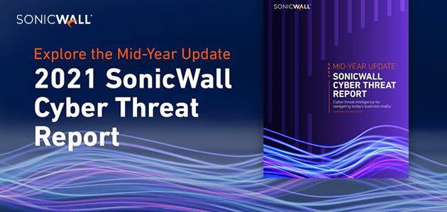 SONICWALL: НАД 304.7 МИЛИОНА RANSOMWARE    атаки само за 6 месеца от началото на 2021, 100% колкото през 2020г.