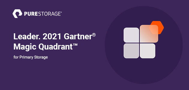 Pure Storage с приз в магическия квадрант на Gartner за сторидж решения през 2021 г.