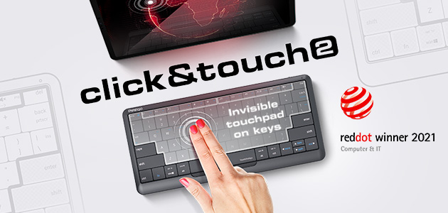 Смарт клавиатурата Prestigio Click&Touch 2 спечели наградата Red Dot Award: Product Design 2021