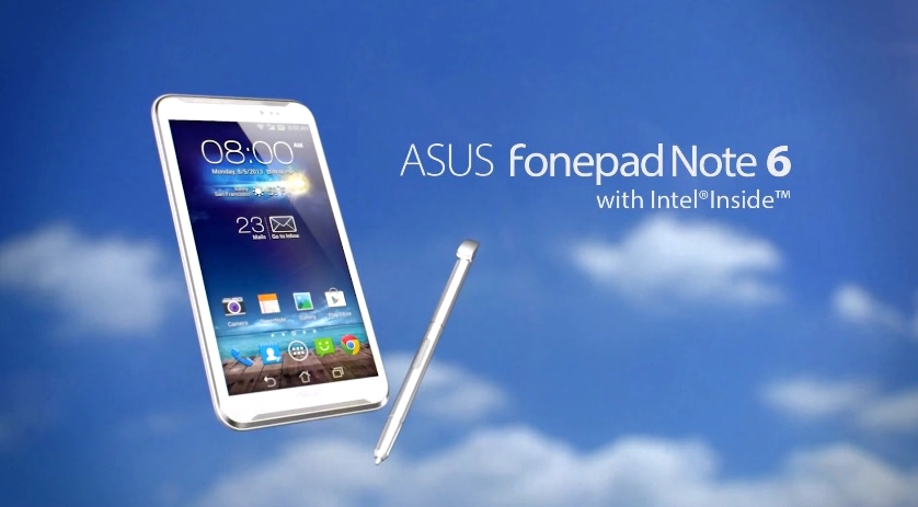ASUS Fonepad Note 6 с 6-инчов Full HD дисплей