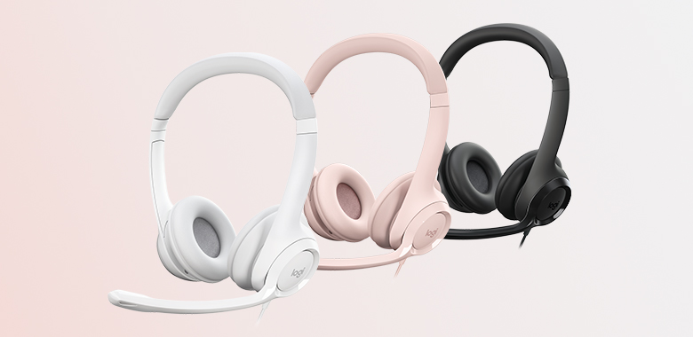 Запознайте се с новите цветове на Logitech H390, слушалките ориентирани към разговори.